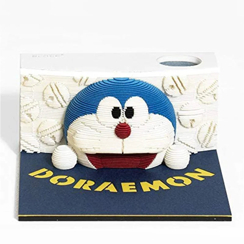 Sweetmade Doraemon 3D Notepad Home Decoration Notepad Custom Design Promotional Items Paper Crafts