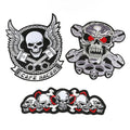 Embroidered Skull Punk European and American Style Large Personalized Luggage Clothing Embroidery Patch