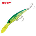 NOEBY 120mm 32g Deep Diving Trolling Minnow Fishing Lure Minnow Hard Stick Baits Big Bibs Leurre Bass Lures Swimbait Wobbler