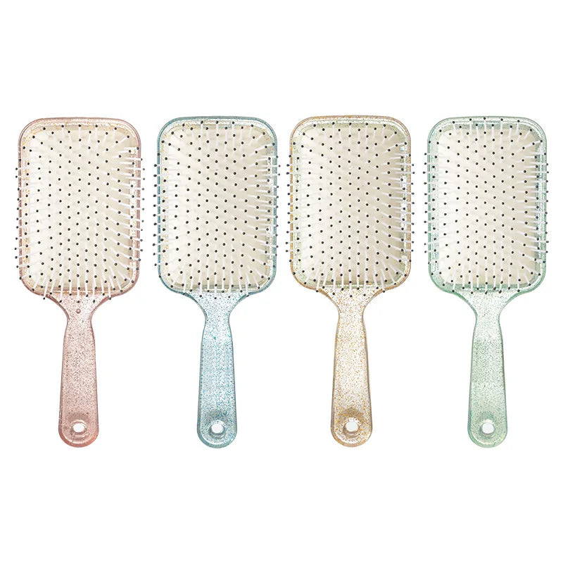 New Arrival Crystal Handle Hair CombSoft Massage Scalp Straightener Brush Salon Hair Combs Large Size Hair Brush