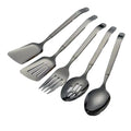High Quality Luxury Kitchen Serving Spatula Sets Stainless Steel Handle for Dining Pastry Cuisine Utensils KitchenAid Compliant