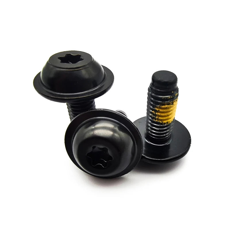Customized Mushroom Plate Head with Medium Nylon Rubber Thread Half Round Head Special Anti Loosening Automotive Car Screws
