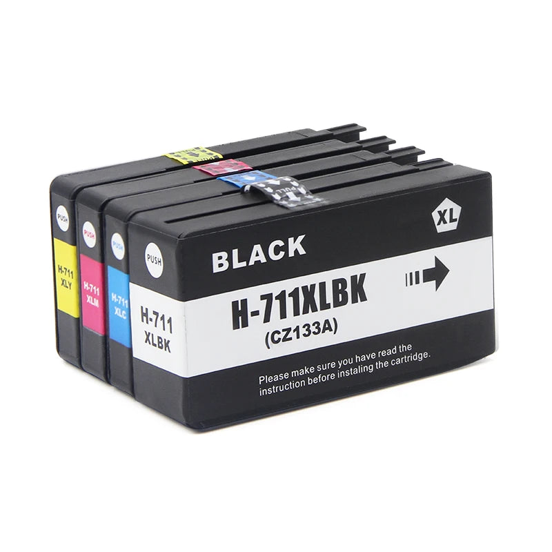 OCBESTJET Compatible Ink Cartridge for HP Designjet 711 711XL 711 XL HP T120 T520 Printer DuraBrite Technology