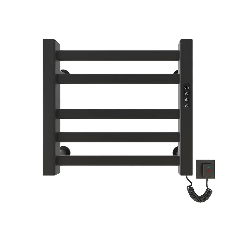 APP Smart Control Electric Heated Towel Warmer Rack with Top Shelf Heater Electric Towel Rack Metal Bathroom Towel Rack