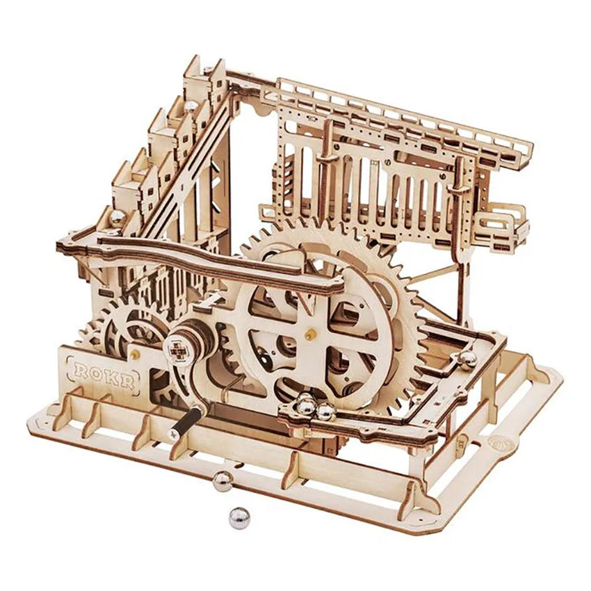 Robotime Rokr DIY Assemble Toys Wood Crafts LG502 Marble Run 3D Wooden Puzzles for Dropshipping