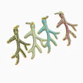 CZ8819 Chic Mini 18k Gold Plated Jewelry CharmCZ Diamond Micro Pave Coral Branch Stick Charm Pendants