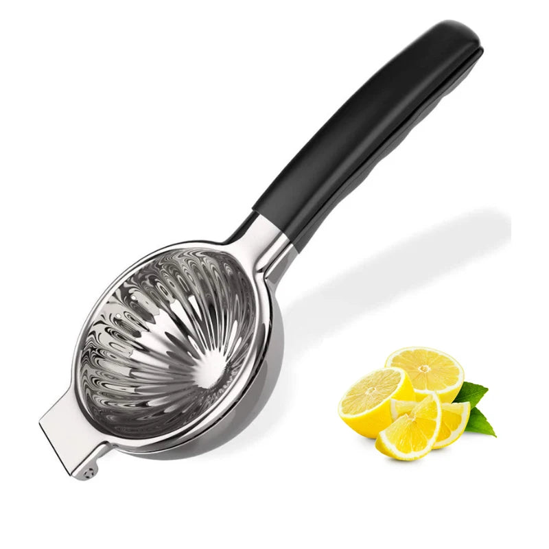 304 Stainless Steel Manual Fruit Juicer Household Lemon Squeezer and Orange Juice Squeezer Durable Metal Material