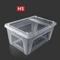 Ventilation Holes Insect Reptile Solid Feeding Hatching Container Plastic Feeding Box
