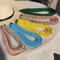 Boho Rice Beads Necklace Fashion Vintage Multilayer Color Rice Bead Necklace Exaggerated Personalized Jewelry Necklace for Women