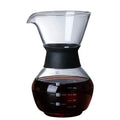 300ml 600ml Pour Over Glass Coffeemaker Hand Drip Coffee Sharing Pot