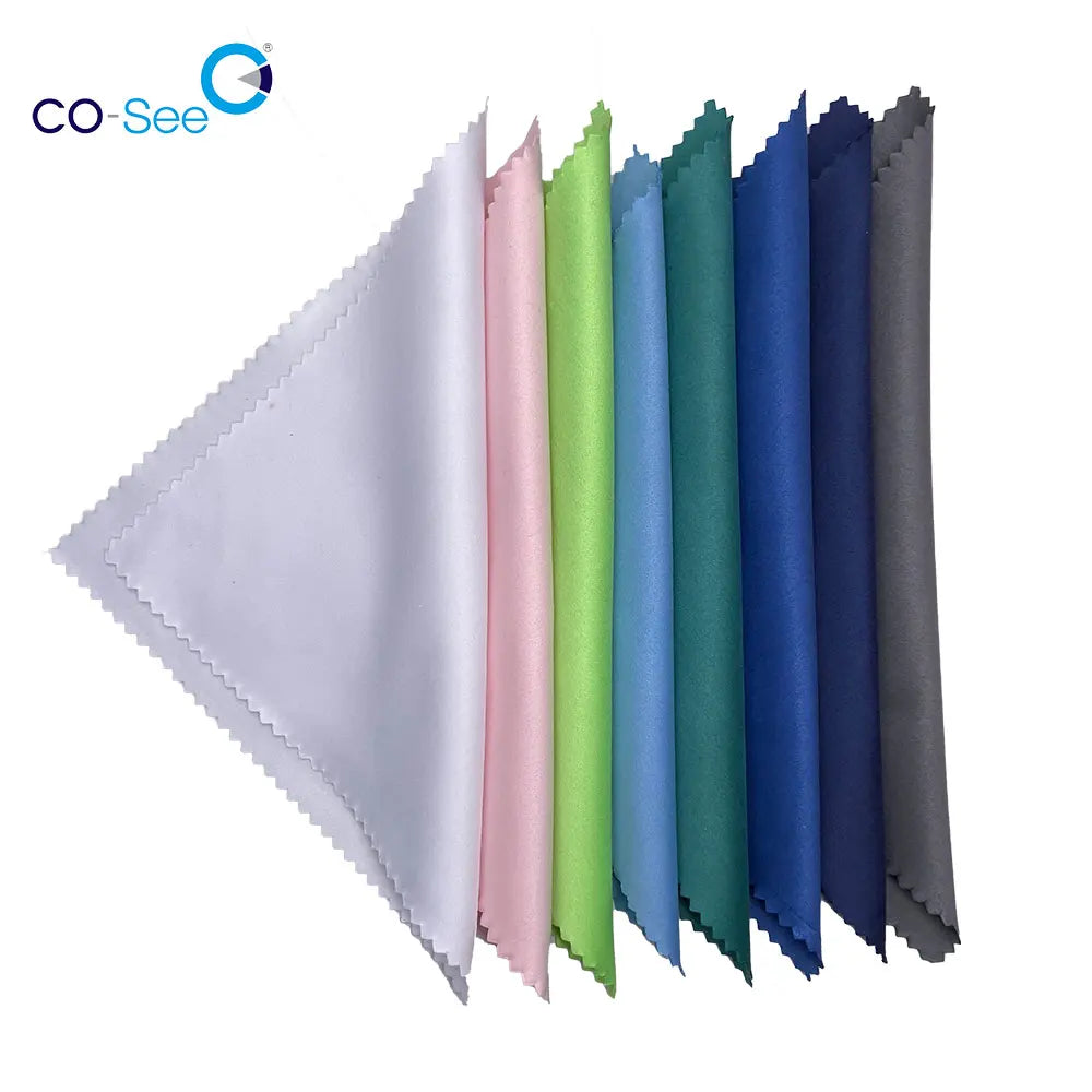COSEE Multi Color Size 15*15 Premium Microfiber Eye Glasses Cleaning Wiping Cloth