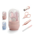 Eliter Hot Sell Wholesale 4 in 1 Pink Blue Babi Manicure Baby Manicure Set Manicure Set Babi Kids Grooming Set