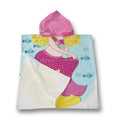 Small MOQ Toddler Towel with Hood Quality Cotton Kids Personalized Children Hooded Beach Change Robe Surf Poncho Towel