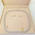 Hip Hop Pass Diamond Tester Wholesale Price Iced Out Twist Sterling Silver Moissanite 8mm Rope Chain