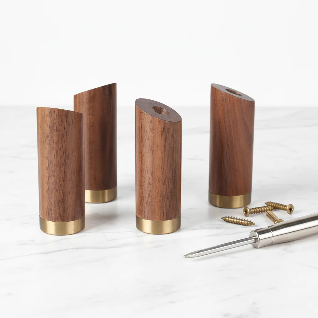 Customizable High-End Eco-Friendly Wood Wall Hooks Rustic Wall Mounted Coat Hooks 4 Pack Multipurpose Hangers Bathroom