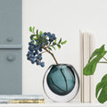 Modern Clear Glass Vase Crystal Ornament Other Home Decoration Light Luxury Coloured Glaze Flower Vase for Coffee Table Bedroom