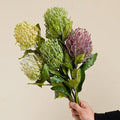 Artificial Crab Chrysanthemum Single Branch Pin Cushion Flower Home Decoration Artificial Flower Plant