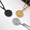 G2216 Wholesale Collar De Acero Inoxidable Vintage Stainless Steel Compass Pendant Men Fashion Jewelry Necklaces