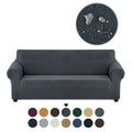 Modern Plain Full I Shape Elastic Stretch Sofa Cover Fabric Cheap Living Room Polyester Waterproof Sofa Cover // MegaBDM