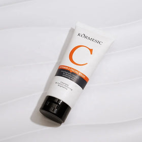 KORMESIC Hot Selling Deep Cleaning Vitamin C Face Cleanser Whitening VC Facial Wash with Hyaluronic Acid