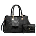 2024 New Large Capacity Casual tote Handbag Set Solid One Shoulder Zipper Durable Fashionable for Middle Aged Mom Nylon