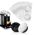 1000pcs 62mm Disposable Aluminum Foil Sticker Self Adhesive Seal Lids for Espresso Pods Vertuo Refillable Coffee Capsules