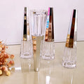 7ml Tower Shape Silver Empty Plastic ABS Lip Gloss Tube Makeup Packaging Lipstick  Cosmetic Container