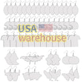 Sublimation Earrings Blanks Bulk Double-Sided MDF USA WAREHOUSE Custom Wood Blank Sublimation Earring for Printing