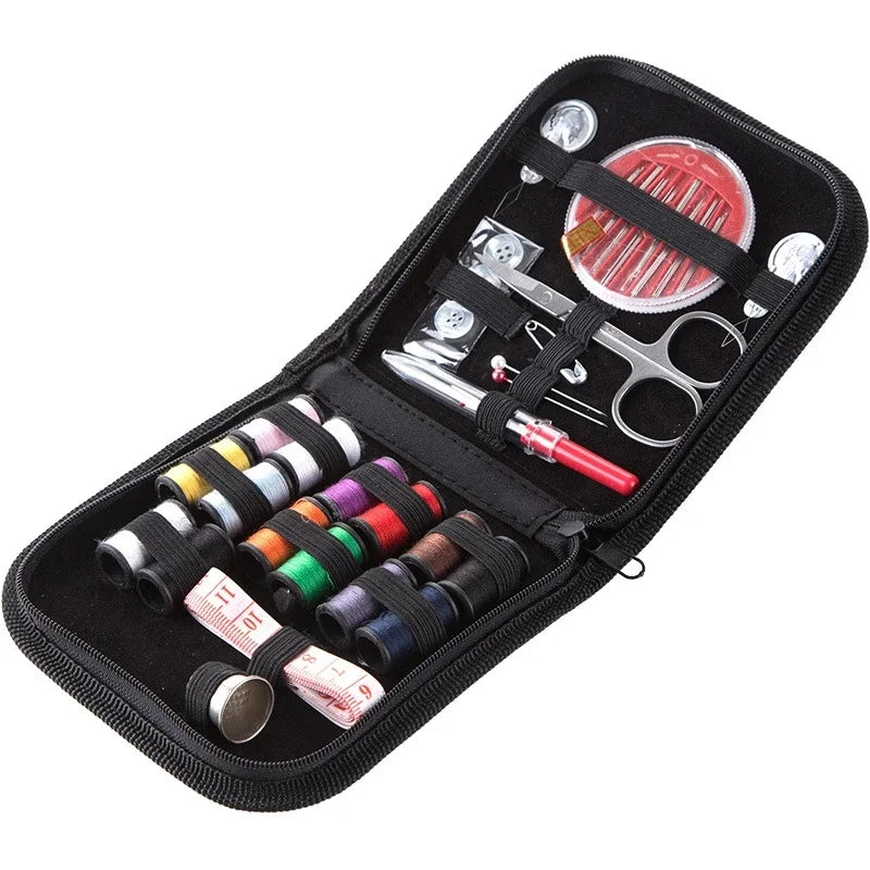 10Pcs/set Portable Mini Travel Household Sewing Box Set Sewing Kit Storage Bags  Home Tools