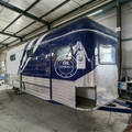 2024 4 Horse Trailer for Sale Tare Masss 1900kg Canada Standard Horse Transport Trailer
