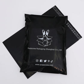 11x16inch Black Ready to Ship Poly Mailer Self Seal Plastic ClothShoes Shipping Bag Postage Bags With Custom Logo