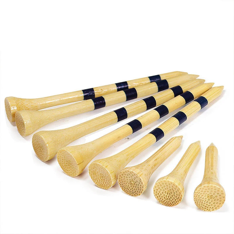 Premium Bamboo Golf Tees Custom Printed Logo Durable 4\" 3 1/4\" 2 3/4\" 2 1/8\" Manufacturer