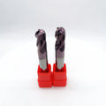 Bronze Coating HRC55 Solid Carbide 4 Flutes Ball Nose End Mills Cutters Factory Sale Carbide Cutting End Mill Bits