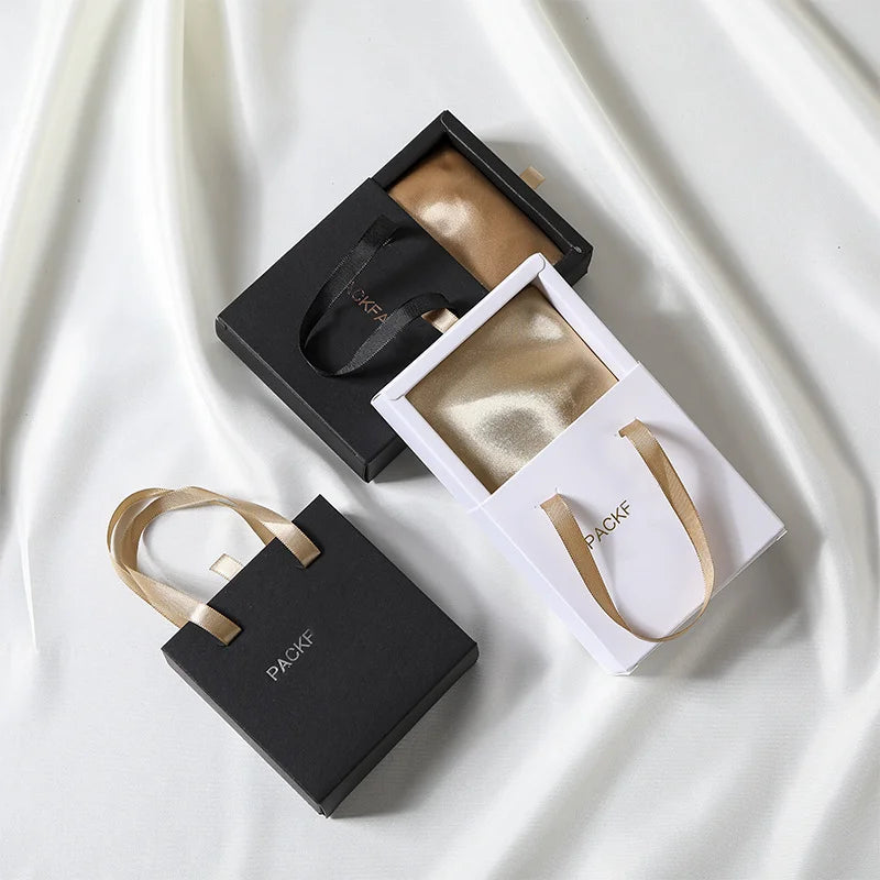 PackFancy Portable Drawer Box with Stock Paper Card for Storing Earrings Necklace Ring Watch Other Jewelry-Gift Accessory
