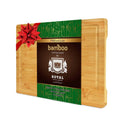 Premium Grade Bamboo Cutting Board Fast Eco-Friendly Rectangle Food Sustainable Butcher Chopping Block Serving Board Modern