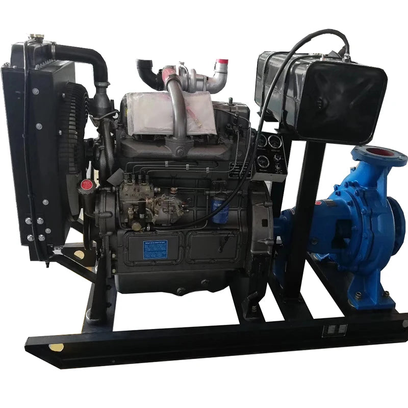 Water Pump Driven by 40hp Diesel Engine Agricultural Pumps Centrifugal Pump Model IS150-125-315 OEM Stainless Steel Clean Water