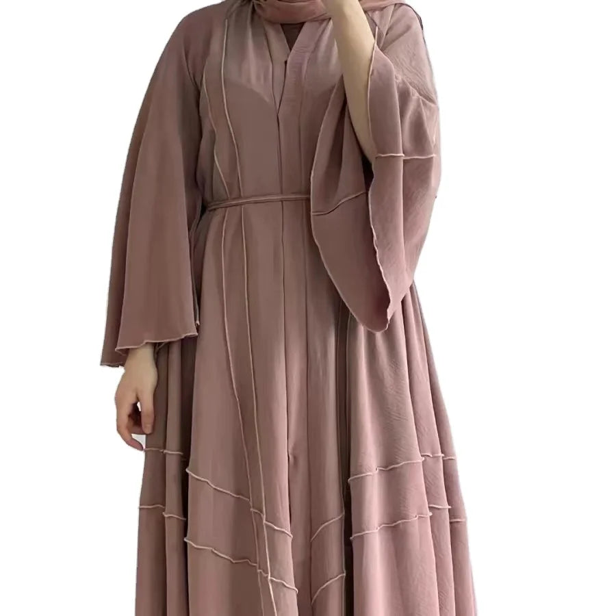 Latest Kimono Designs  2021 Stylish Arabic Dress Dubai 2022 New Style Glory Abaya