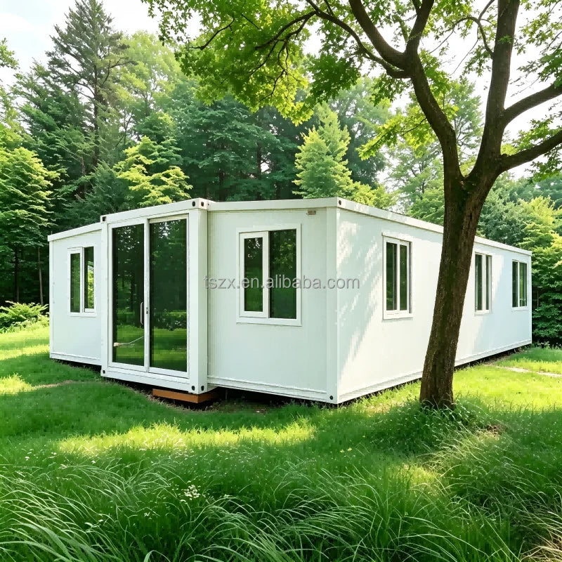 Luxury 20ft 40ft Prefab Tiny House Modular Modern Folding Expandable Container House 2 3 Bedroom