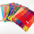 Woven Vibrant Rainbow Color Elephant Circle Pride Soft Fringe Pashmina Shawl Scarf Wrap