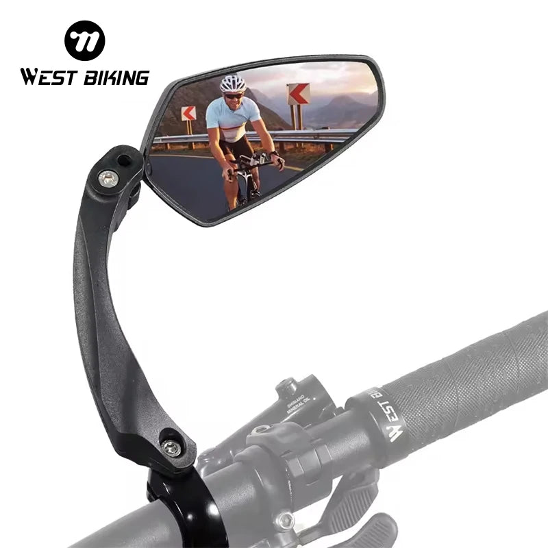 HD View MTB Road Bike Mirrors 360 Angle Adjustable Handlebar Rearview Mirror for Motorcycle Accessories Rear Mirrors