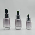 New Arrival 20ml 30ml 50ml Gradient Purple Glass Bottle Cosmetic Packaging