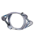 Heavy Duty Metal Double Bolt Pipe Hose Clamp Robust Nut Design-Measuring System Metric