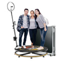 360 Photo Booth Machine with Overhead Camera Flight case Stocked in Europe and USA Warehouses Ready for Fast Delivery Event Use
