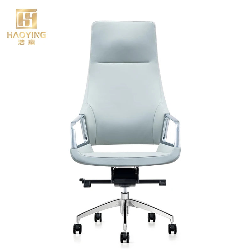 Modern Executive Swivel Dining Chair High Back Synthetic Leather Aluminum Wheels Practical Promotional Lift Chair Recliner