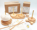 Wooden Yarn Holder Dispenser for Crocheting Yarn Ball Holder for Knitting DIY Needlework Tool Yarn Spindle Dispenser