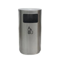 Outdoor Big Steel Iron Garbage Trash Can Outside Street Decorative Metal Rubbish Litter Bin Public Commercial Recycle Dust Bin