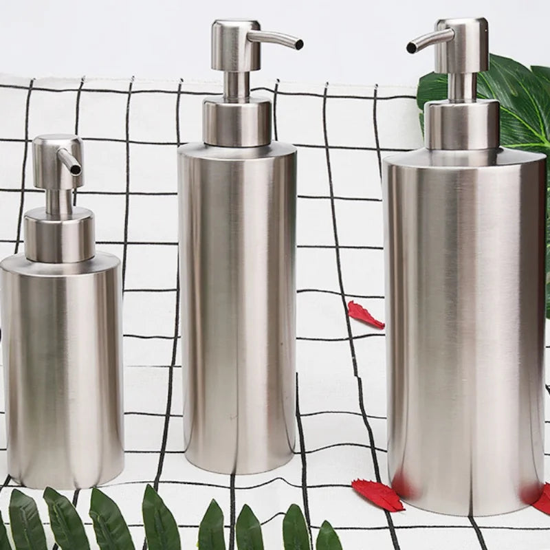 Hot Sale Standing Stainless Steel Soap Dispenser Foam Liquid Dispensers Hand Soap Bottles for Home and Hotel