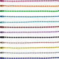 Metal Ball Bead Chains with Connectors 2.4mm Iron Ball Chain Keychains DIY Necklace Jewelry Making/Hanging Ornament/Craft