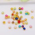 Factory Wholesale 6mm 8mm 10mm Claw Fitting Pearl DIY Handmade Jewelry Materials Highlight Half Pearl Sew on Rhinestone