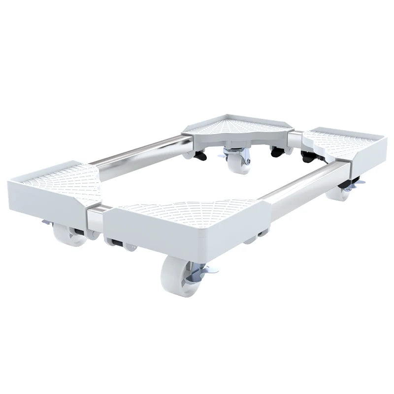 061-Q001 PP Plastic Computer Host Trays with Smooth Rolling Wheels for Easy Mobility with 360-Degree Rotating Lockable Wheels